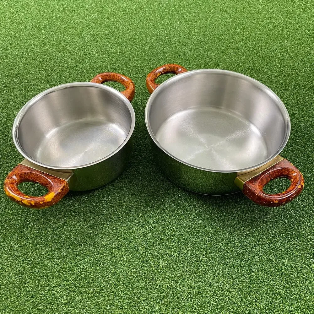 Lacor Stainless Steel Cooking Pots 2 Piece Set 18/10
